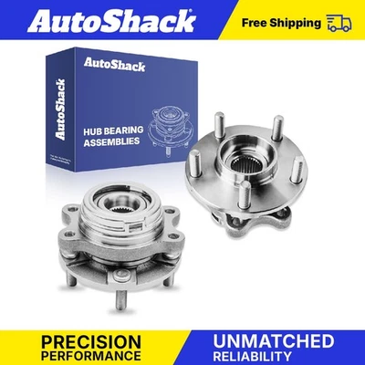 Front Wheel Hub Bearing Assemblies for 2009-2014 Nissan Murano Foto 1 de 4