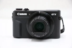 Canon PowerShot G7X Mark II 20.1 MP Black Compact Digital Camera - Picture 1 of 17
