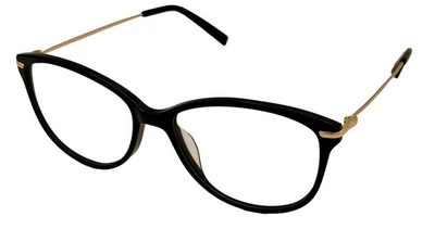 Jones New York Ophthalmic Masculino Quadrado Preto Armação de Óculos de Plástico, J763. 54 mm - Imagem 1 de 4