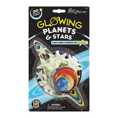 Nuevo - Great Explorations Glowing Planets & Stars - Edades 5+ | 1+ jugadores Foto 1 de 4
