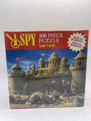 I Spy песок замок 100 шт. пазл 2004 новый запечатанный Scholastic Briarpatch - Изображение 1 из 4