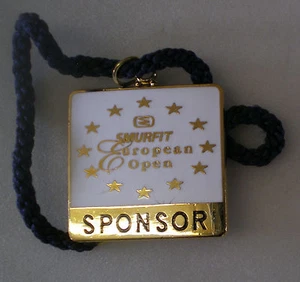 SMURFIT GOLF EUROPEAN OPEN - SPONSOR Emaille Abzeichen - Bild 1 von 6
