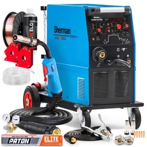 Sherman Fully Synergistic Protective Gas Welding Machine 400V 360A Set - MIG MAG TIG MMA - Picture 1 of 6