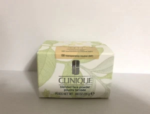 Clinique Blended Face Powder # 08 Transparency Neutral .88 oz/25 ml New - Picture 1 of 4