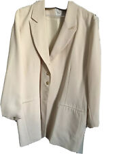 Ann Harvey Pale Yellow Suit Jacket Ladies UK Size 24