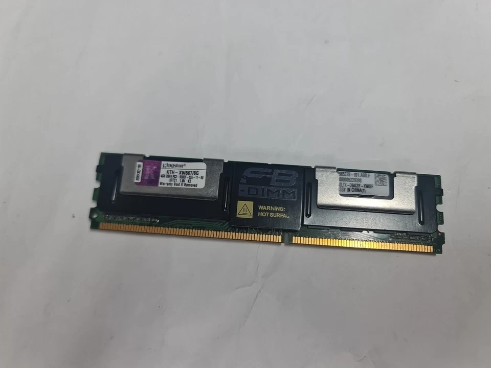 Kingston KTH-XW667/8G - 4GB PC5300F-555-11-E0 - PC2 RAM  - Image 1 of 4