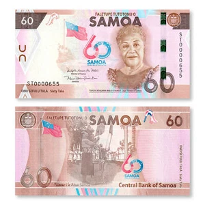 Samoa 60 Talla, 2023, conmemorativo, B122a, UNC - Imagen 1 de 2