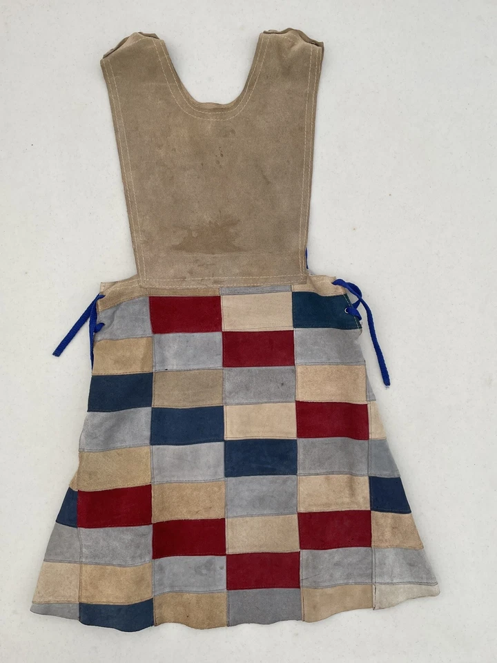 Vestido de cuero vintage para niñas Neiman Marcus - talla M - hecho en Italia Foto 1 de 4