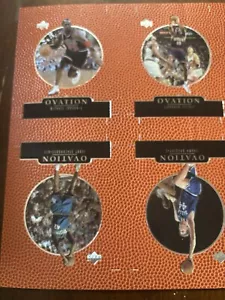 1998-99 UD Ovation Uncut BK Sheet - Michael Jordan/L.Ellis/Stackhouse/Bradley - Bild 1 von 11