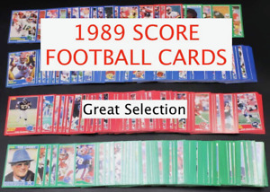 1989 Score Football Cards  - You Pick - Complete Your Set