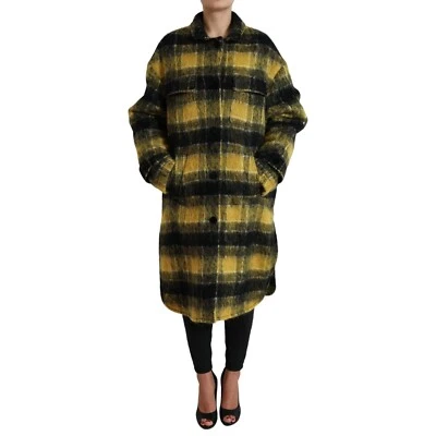 DOLCE & GABBANA Jacket Yellow Plaid Long Sleeve Casual Coat IT40/US6/S 5180usd - Image 1 of 4