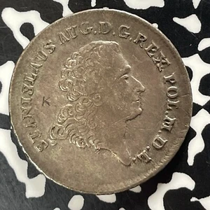 1767 Poland 8 Groschen Lot#JM9382 Silver! Scarce! DAV-1619 - Picture 1 of 2