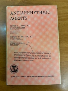 1973 Antiarrhythmic Agents Cardiology by Arthur Moss Hardcover with Dust Jacket - Picture 1 of 18