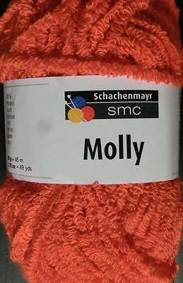 (69 €/kg): 50 g Molly,Schachenmayr, Effektgarn m.Schlaufen, Pumpkin 25  #1618 - Bild 1 von 4