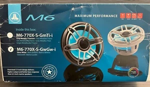 JL Audio M6-770X-S-GwGw-i 7,7" 2-Wege Marine Koaxial Lautsprecher Sport Grill Paar - Bild 1 von 19