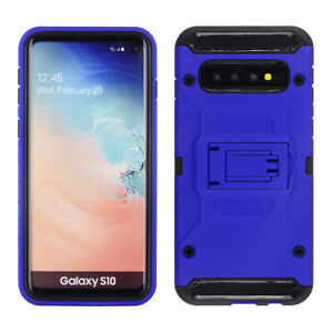 For Samsung Galaxy S10 - Shock Proof Heavy Duty Dual Layer TPU Armor Cover Case