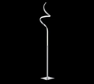 Lampada Piantana Led Moderna Ondulata 145 cm Acciaio Course GD Trio - Foto 1 di 2