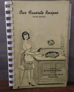 Apostolic Christian Church Cookbook Mansfield Ohio Sunshine Sewing Group Tested - Imagen 1 de 4