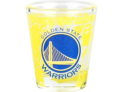 GOLDEN STATE WARRIORS SHOT GLASS TLARGER STYLE TEAM LOGO NEW 2. Oz Cover