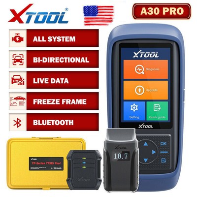 XTOOL A30/A30 PRO Wireless OBD2 Scanner Bidir...