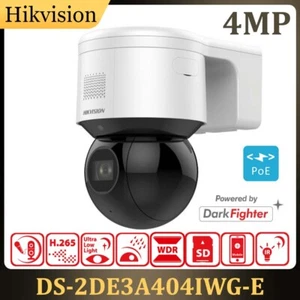 Hikvisio 4MP Darkfighter 4X Zoom PTZ IP Kamera IR 50M PoE Audio DS-2DE3A404IWG-E - Bild 1 von 11