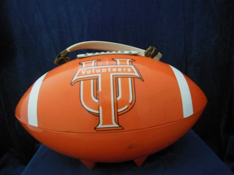 VINTAGE ORANGE & WHITE UT VOLUNTEERS FOOTBALL PURSE Cover