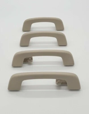 2014-2018 BMW X5 F15 ROOF GRIP GRAB HANDLE SET BEIGE OEM 2015 2016 2017 - Imagem 1 de 2