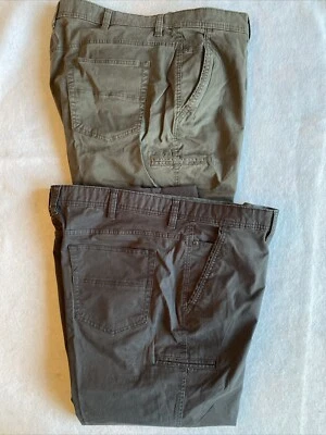 Weatherproof  Pants LOT of 2 Pairs Men's Size 42x27 Flex/Stretch Gray & Olive - Image 1 of 4