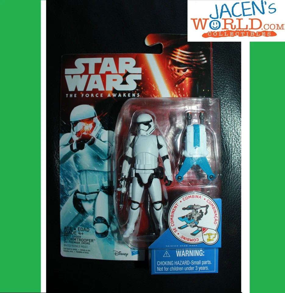 NEW STORMTROOPER HASBRO STAR WARS THE FORCE AWAKENS 3 3/4 - Image 1 of 1