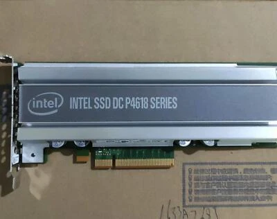 Intel DC P4618 6.4TB SSD PCIE Card SSDPECKE064T8S MLC NVME 8.76PBW VDV1RZ06 - Image 1 of 4