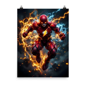 The Flash DCU Wandbild Poster Druck hochwertig Speed Force DC Comic - Bild 1 von 5