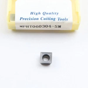 10PCS MPHT060304-SM CNC Carbide Three Sided Milling Cutter Inserts MPHT06 - Bild 1 von 4