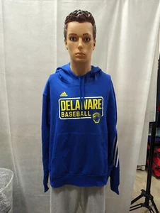 NWT Delaware Blue Hens Baseball Hoodie Adidas L NCAA - Picture 1 of 8