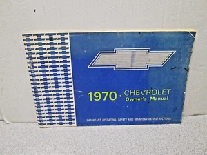 VINTAGE 1970 CHEVROLET CHEVY OWNERS MANUAL 70 OPERATORS DRIVERS GUIDE - Picture 1 of 2