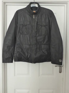 Boss Orange Thermore Rinnova Jacket Black Snap Pocket Fastening Medium VGC - Picture 1 of 17