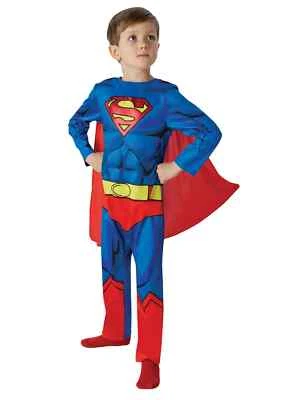 DC Official Superman Muscle Chest Fancy Kid Dress Superhero Costume Adult Mens Kids