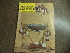 SEPTEMBER 1961 WESTERN HORSEMAN Magazine ~ Cover Art - Bild 1 von 5
