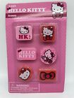 2011 Sanrio Hello Kitty 6 Pack Erasers Pencil Eraser-super Cute!