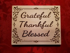 Laser Engraved Wooden Sign - Picture 1 of 4
