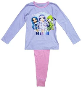 Girls Rainbow High Skyler Violet Jade Long Pyjamas 4 to 10 Years - Picture 1 of 2