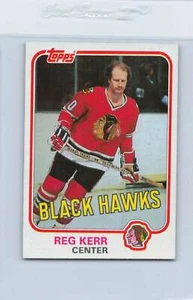 1981/82 Topps #W70 Reg Kerr Blackhawks NM *101 - Picture 1 of 1