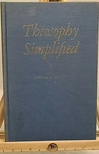 Theosophy Simplified by Irving S. Cooper 1928 Aura, Soul, Reincarnation, Growth - Picture 1 of 11