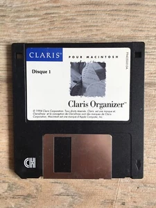 CLARIS ORGANIZER 1.0 FOR MACINTOSH FLOPPY DISK TESTED (1994) - Photo 1/1
