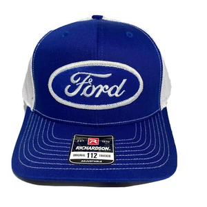 Cappello Ford, Ford Vintage Cappello da camionista, Toppa logo Ford su Corona Centrale Richardson 112 - Foto 1 di 11