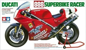 DUCATI 888 SUPERBIKE - TAMIYA SCALA 1-12 kIT 14063 MODELLINO -- MOTO DA CORSA GP - Foto 1 di 5