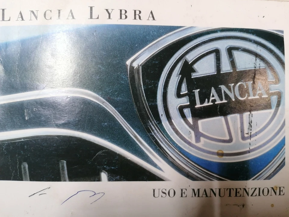 Lancia Lybra 1999 libretto istruzioni manuale uso e manutenzione - Immagine 1 di 1