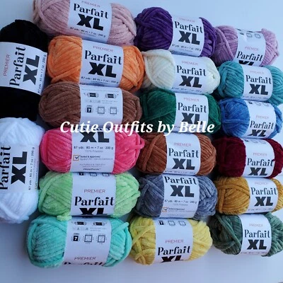 PREMIER Parfait XL, Jumbo 87 yds/7oz Polyester Yarn, Soft Chunky Crochet Yarn - Image 1 of 4