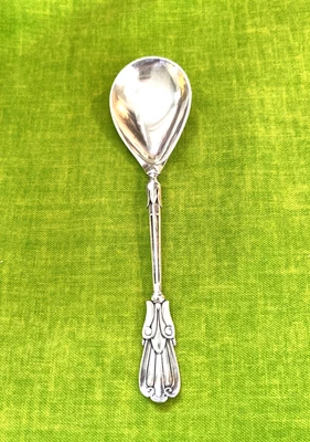 Cuchara de azúcar danesa V. Christensen cubiertos de plata de ley .826 Escandinavia Foto 1 de 4