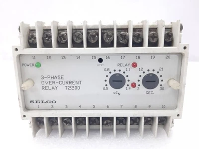Selco T2200-01 3 Phase Over-Current Relay - Image 1 of 4