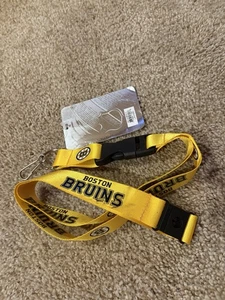 BOSTON BRUINS - GELBES SCHLÜSSELBAND - BRANDNEU NHL HOCKEY - NHL-LN-095-07-YL - Bild 1 von 2
